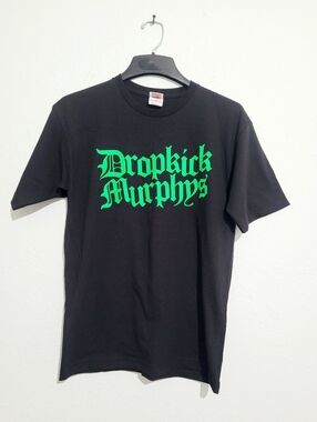 Dropkick Murphys T-Shirt Medium Black Fighting Nazis Since 1996 Punk Band Tee US